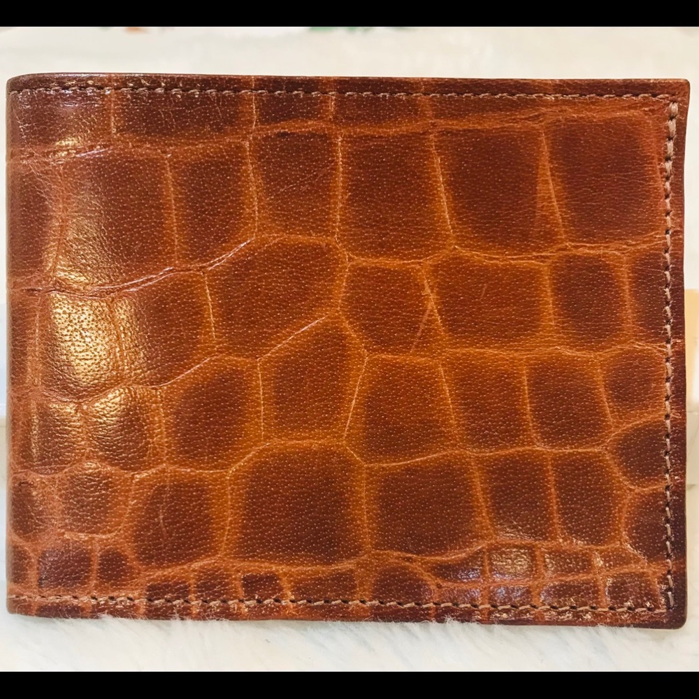 MEN'S TAN LEATHER WALLET